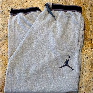 Jordan Varsity gray cotton sweats